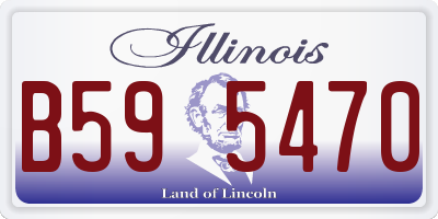 IL license plate B595470