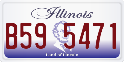 IL license plate B595471