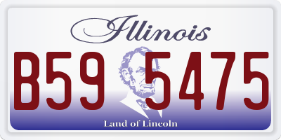IL license plate B595475