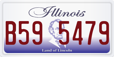IL license plate B595479