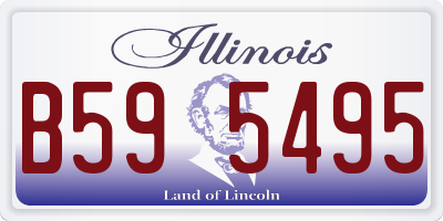 IL license plate B595495