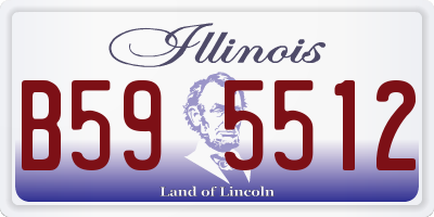 IL license plate B595512