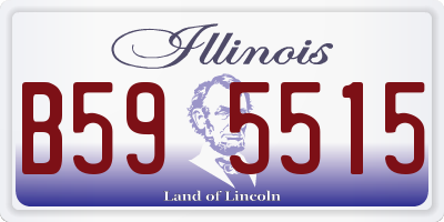IL license plate B595515