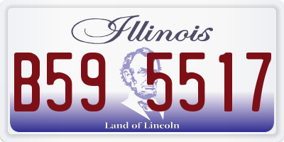 IL license plate B595517