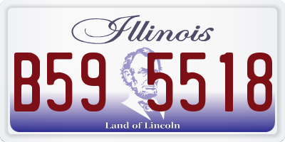 IL license plate B595518