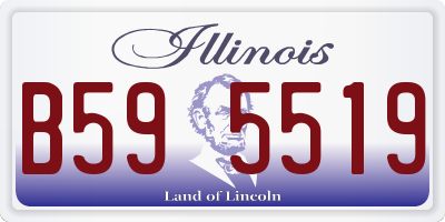 IL license plate B595519