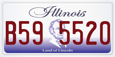 IL license plate B595520