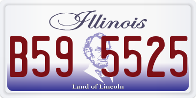 IL license plate B595525