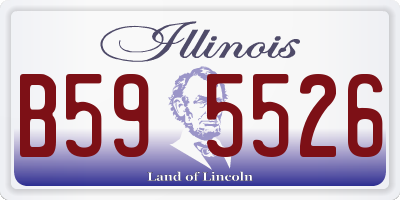 IL license plate B595526