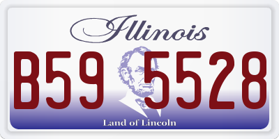 IL license plate B595528