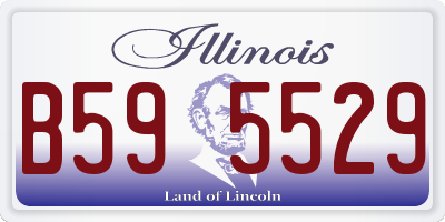 IL license plate B595529