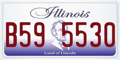 IL license plate B595530