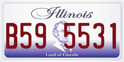 IL license plate B595531