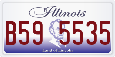 IL license plate B595535