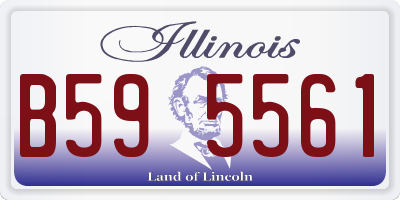 IL license plate B595561