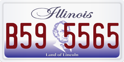 IL license plate B595565