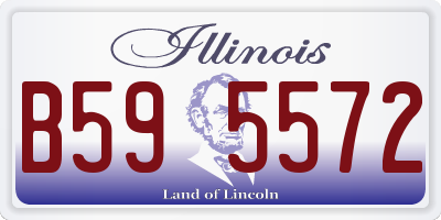 IL license plate B595572