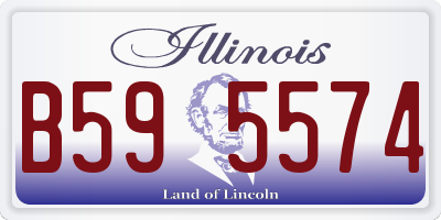 IL license plate B595574