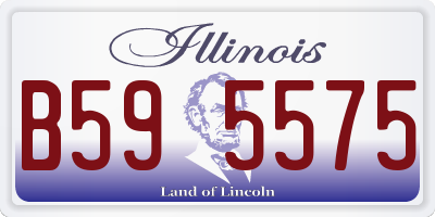 IL license plate B595575