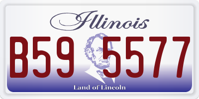 IL license plate B595577
