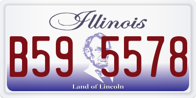 IL license plate B595578
