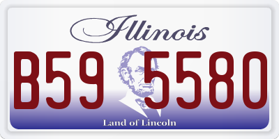 IL license plate B595580