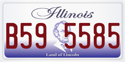 IL license plate B595585
