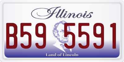 IL license plate B595591