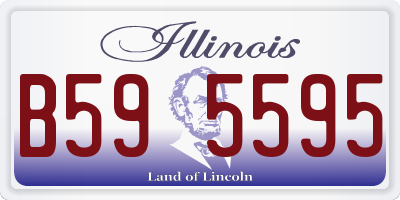 IL license plate B595595
