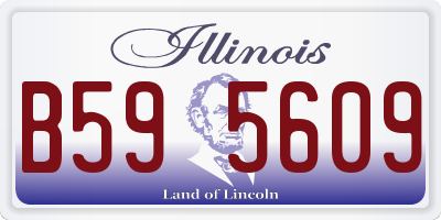 IL license plate B595609