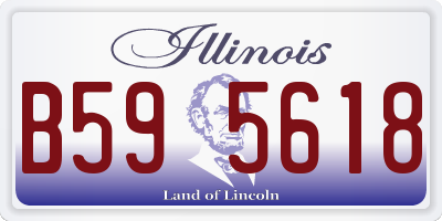IL license plate B595618