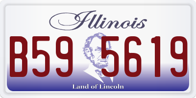 IL license plate B595619