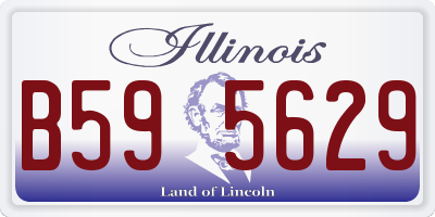 IL license plate B595629