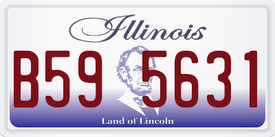 IL license plate B595631