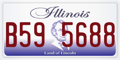 IL license plate B595688