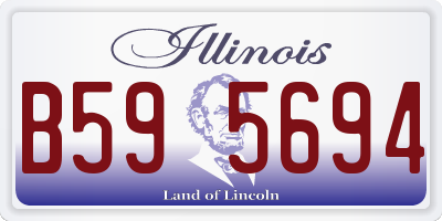 IL license plate B595694