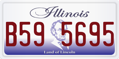 IL license plate B595695