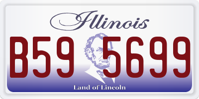 IL license plate B595699