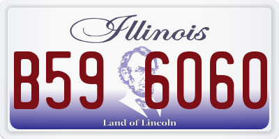 IL license plate B596060