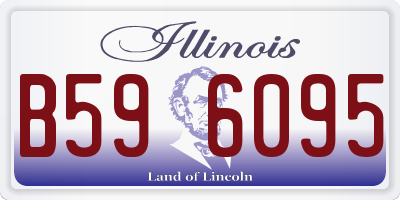 IL license plate B596095