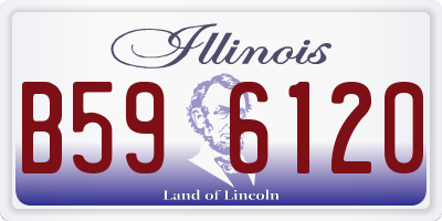 IL license plate B596120