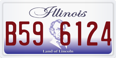 IL license plate B596124