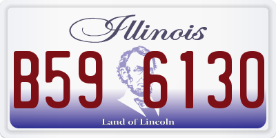 IL license plate B596130