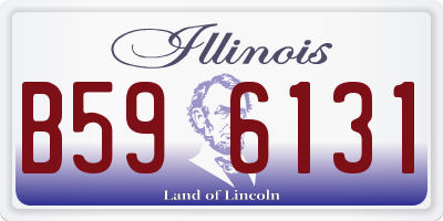 IL license plate B596131