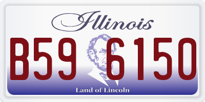 IL license plate B596150