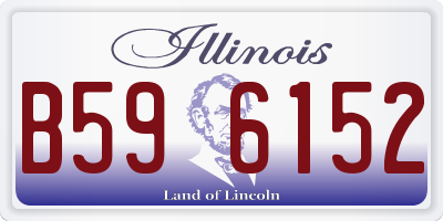 IL license plate B596152