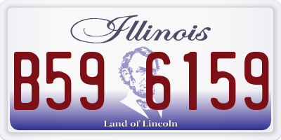 IL license plate B596159