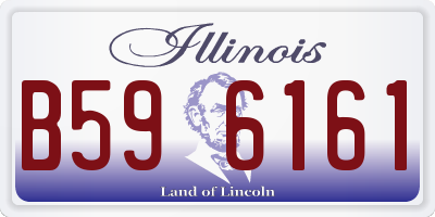 IL license plate B596161