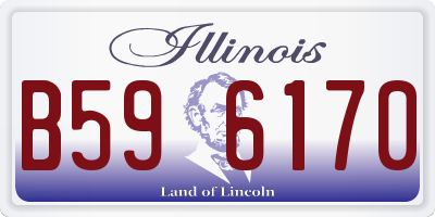 IL license plate B596170