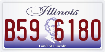 IL license plate B596180